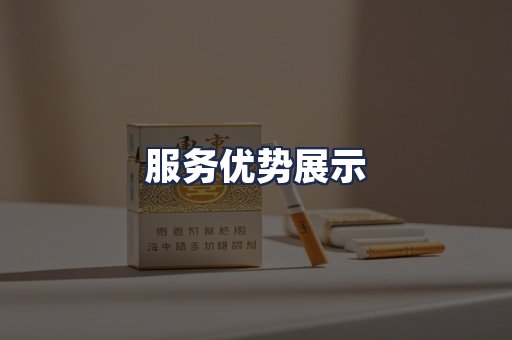 服务优势展示
